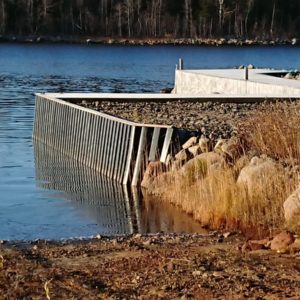 Spont monterad i Luleå skärgård