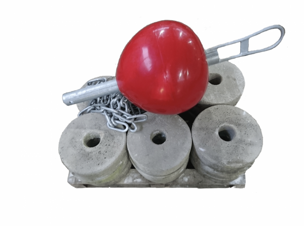Bojpaket, Betongvikter, Djup 6-10 m , 120 L