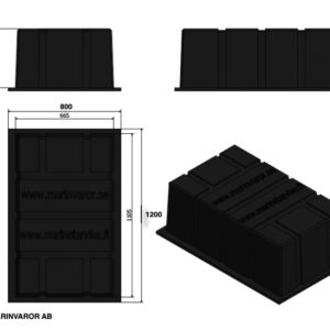 Bryggponton 250 liter