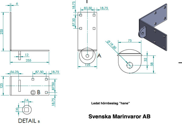 Bryggbeslag (T) PRO säljs i 2-pack - Bild 8