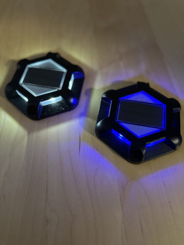 Bryggbelysning LED Hexagon solcellsdriven - Bild 2
