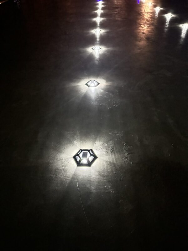 Bryggbelysning LED Hexagon solcellsdriven - Bild 4
