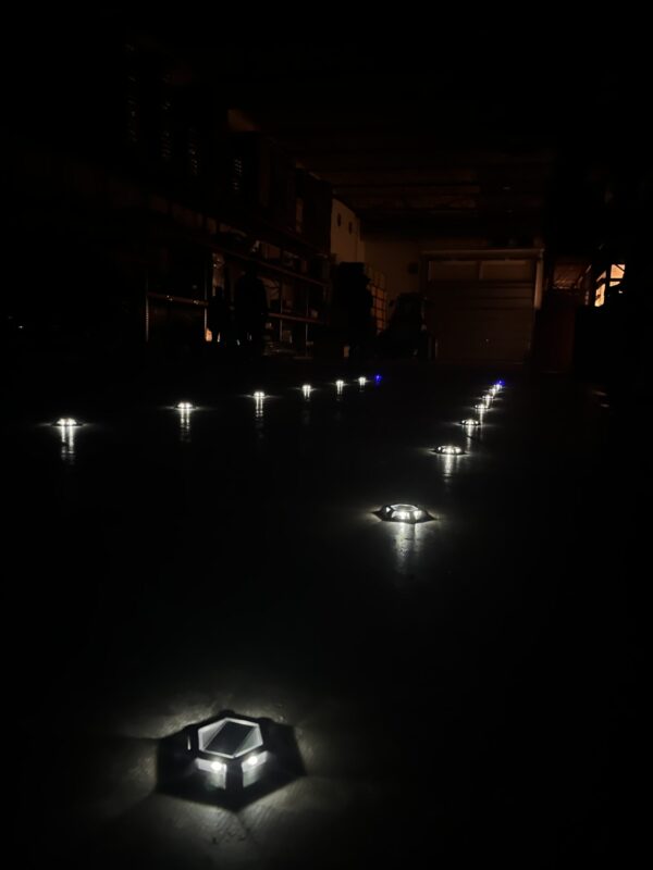 Bryggbelysning LED Hexagon solcellsdriven - Bild 6